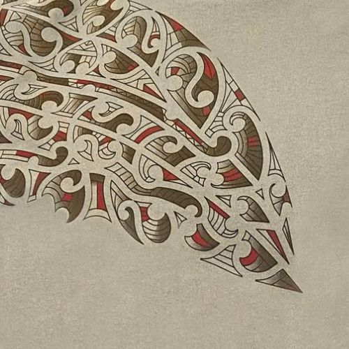 Adults Tauihu Tee Shirt - Clay