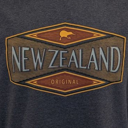 Adults Hexagon Tee Shirt - Charcoal Marl