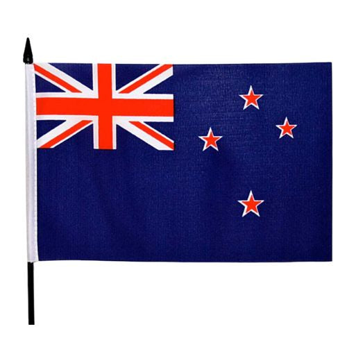 NZ Flag Material Flag - Handheld