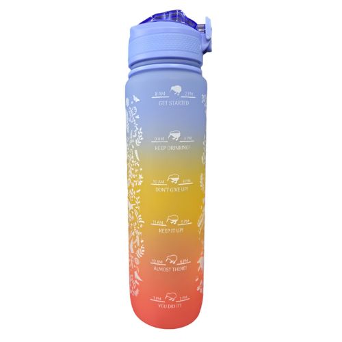 Silhouette Birds Water Bottle Ombre - 1Ltr