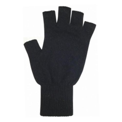 Possum Gloves Fingerless - Black