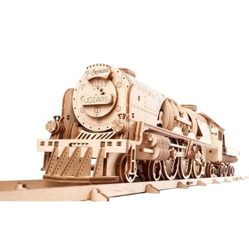 UGears V-Express Steam Train with Tender