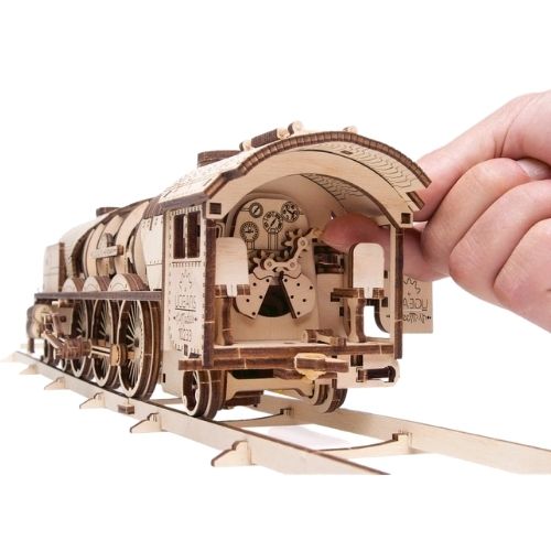 UGears V-Express Steam Train with Tender
