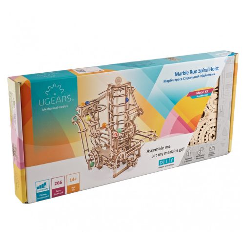 UGears Marble Run Spiral Hoist