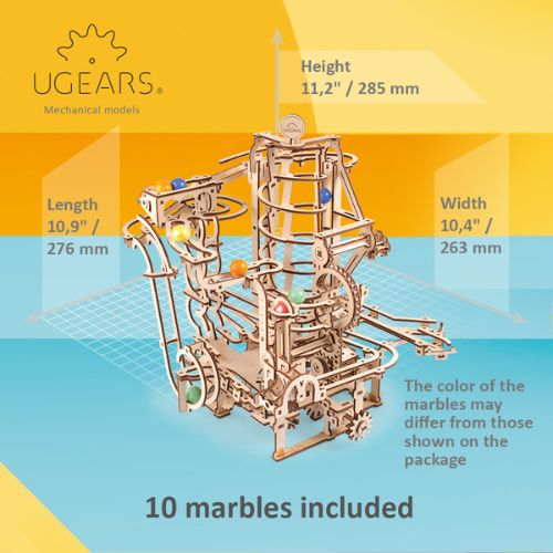UGears Marble Run Spiral Hoist