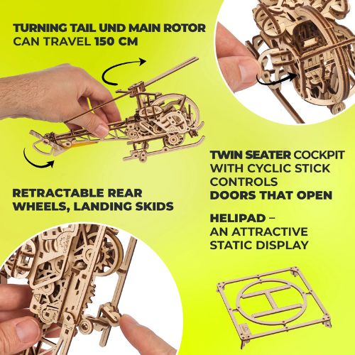 UGears Mini Helicopter