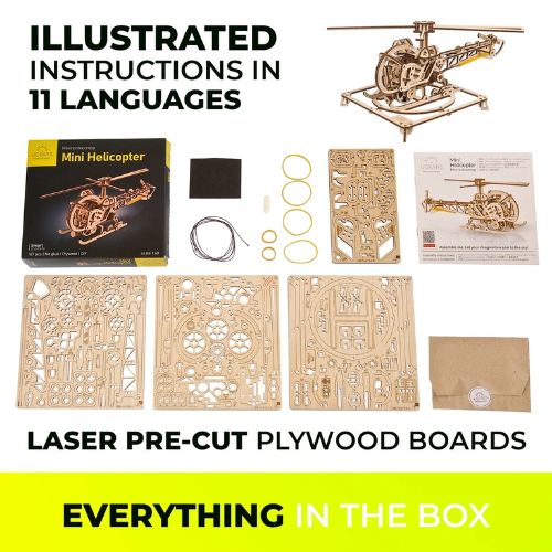 UGears Mini Helicopter