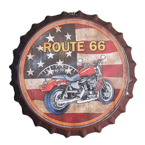 Route 66 Stars & Stripes Bottle Cap