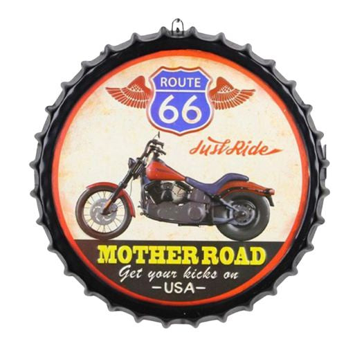 Route 66 The Mother Road Bottle Cap