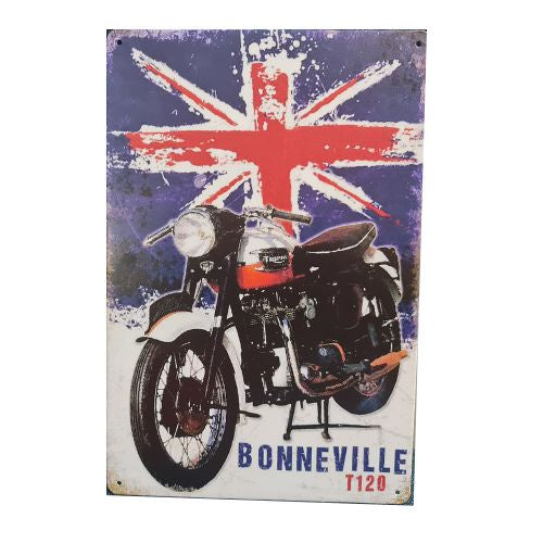 Triumph Bonneville T120 Tin Sign