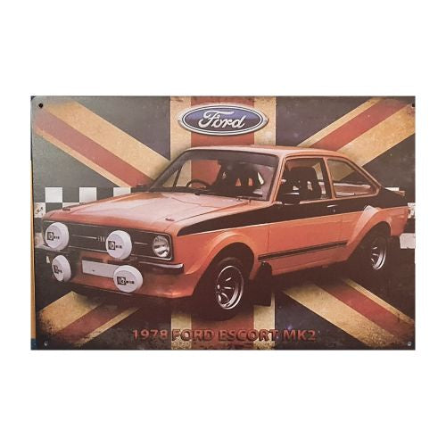 Ford Escort MK2 Tin Sign