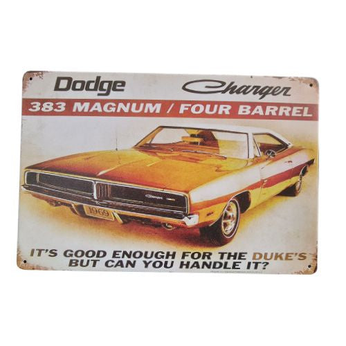 Dodge Charger Tin Sign