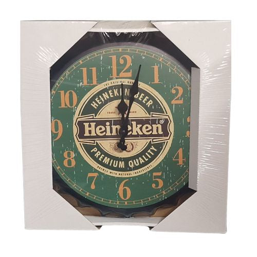 Heinekin Bottle Cap Clock