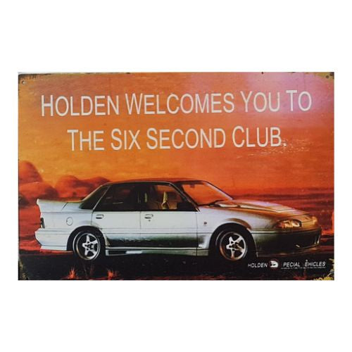 Holden Welcomes You Tin Sign