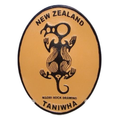 Maori Taniwha Oval Plate