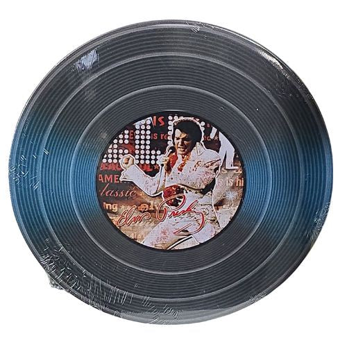 Elvis LP Round Tin Sign