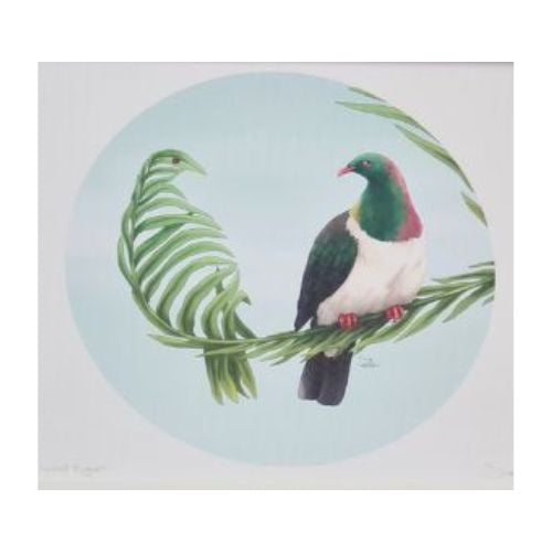 Sophie Blokker Greeting Card - Mirror Mirror Wood Pigeon