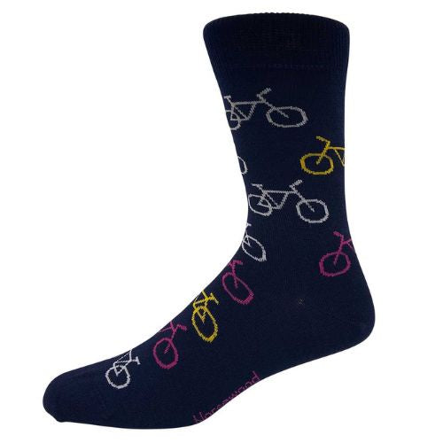 Merino Bike Socks - Navy
