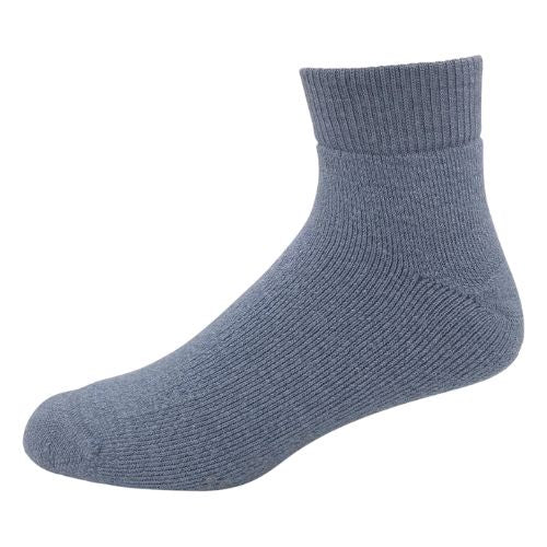 Merino Slipper Socks - Blue