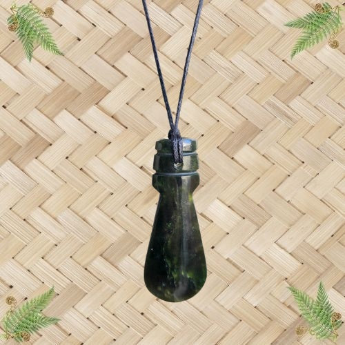NZ Greenstone Mere Pendant - 70mm