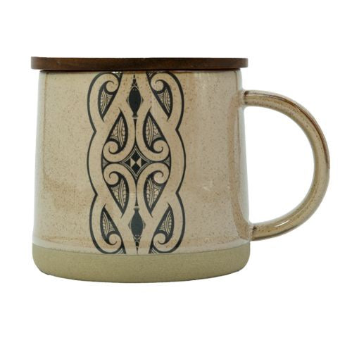 Miriama Grace-Smith Glazed Ceramic Mug - Brown