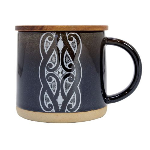 Miriama Grace-Smith Glazed Ceramic Mug - Black