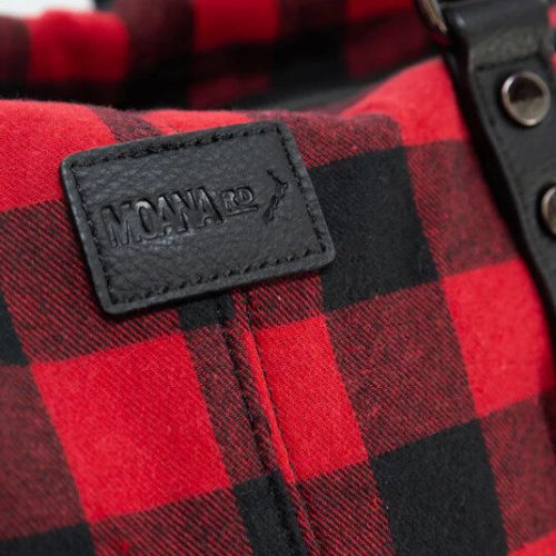 Waikawa Overnighter Bag - Red Check