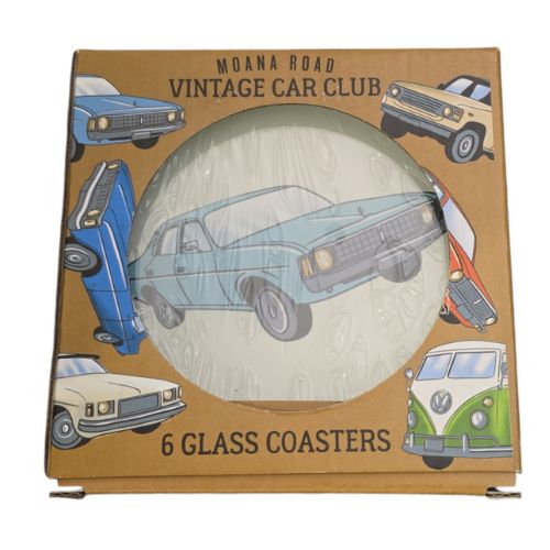 Vintage Car Club Coasters - Set of 6