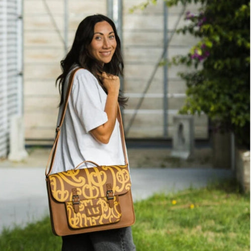 River Jayden Hine-ahu-one High School Bag - Tan