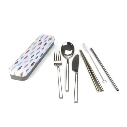 Retro Kitchen Cutlery Kit - Leaves