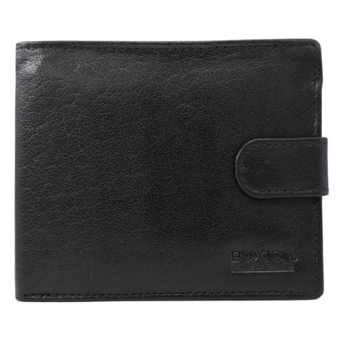 Black Mens Italian Leather Wallet