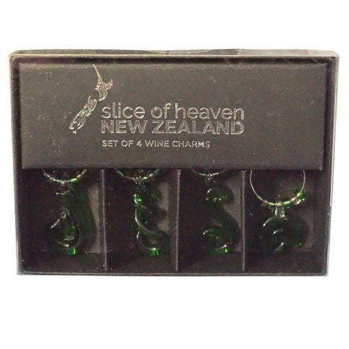 Glass Wine Charms - Hook/Twist/Koru