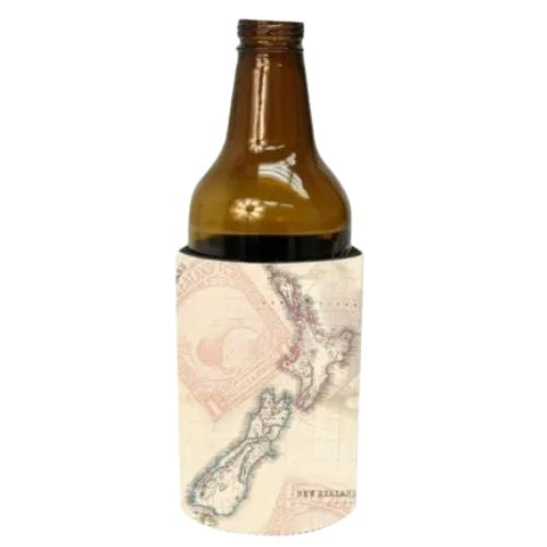 NZ Aged Map Can Cooler
