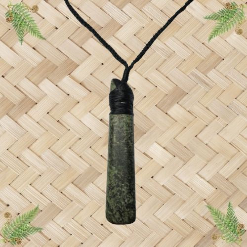 NZ Greenstone Toki Pendant - 105mm