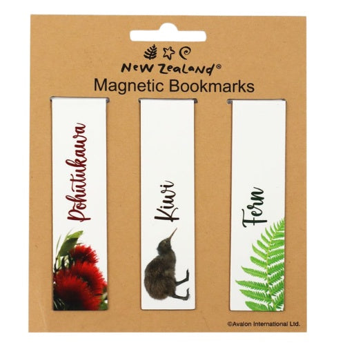 NZ Imagery Magnetic Bookmark 3pc