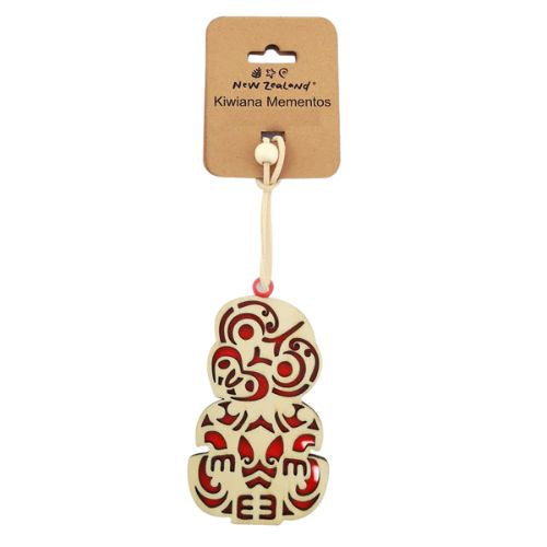 NZ Tiki Acrylic & Ply Hanging Ornament