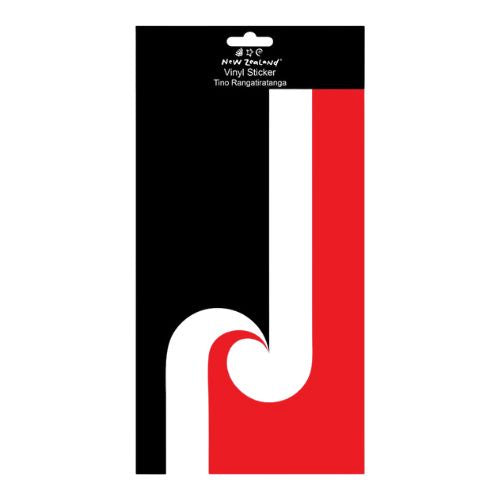 NZ Māori Flag Vinyl Sticker - 18x30cm