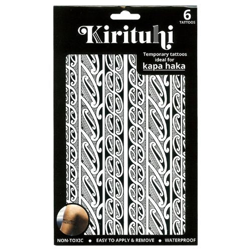 NZ Māori Temporary Tattoo Armbands 6pc