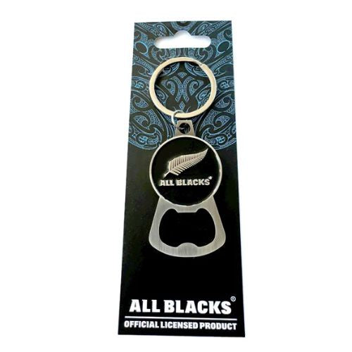 All Blacks Classic Bottle Opener Keyring - Black