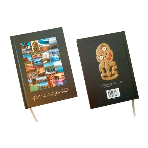 Aotearoa New Zealand A5 Black Journal