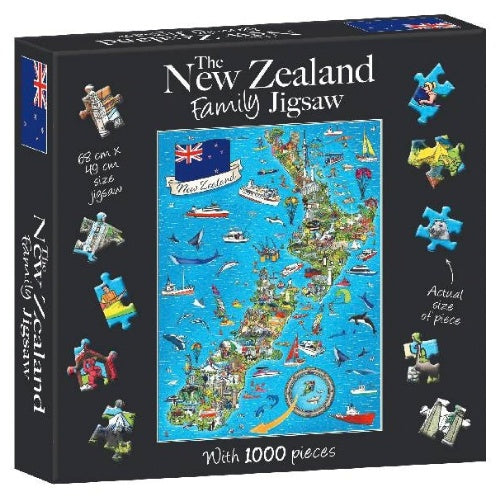 New Zealand Family Jigsaw Puzzle 1000pc