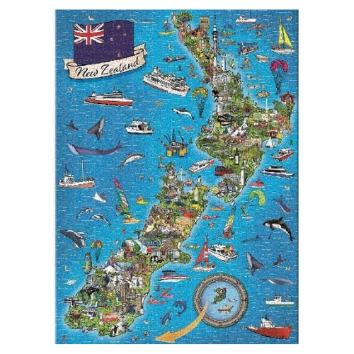 New Zealand Family Jigsaw Puzzle 1000pc