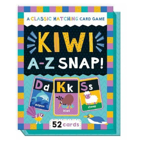 Kiwi A-Z Snap Card Game Set