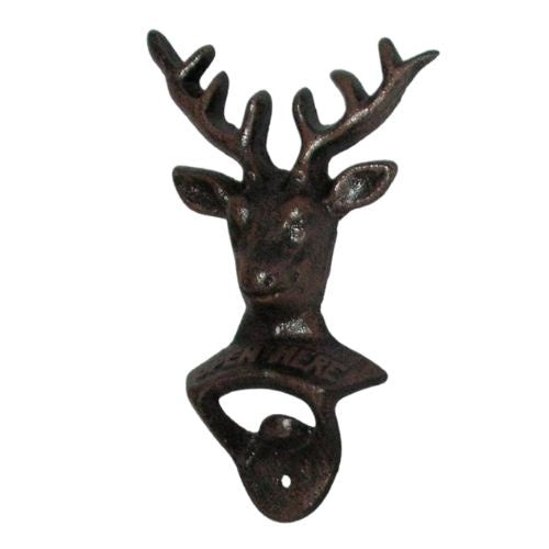 Cast Iron Stag Bottle Opener