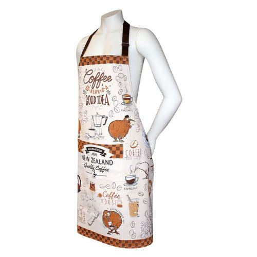 Kitchen Style Kiwi & Coffee Apron