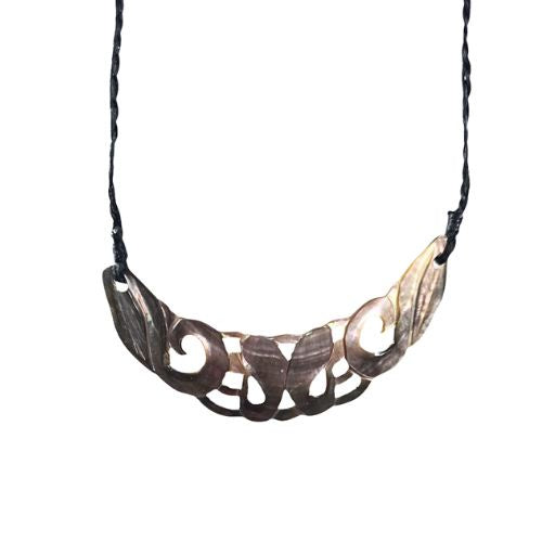 Mother of Pearl Crescent Necklace