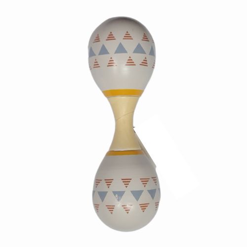 Wooden Maracas Rattle - Pastel
