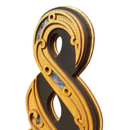 Large Standing Wooden Twist