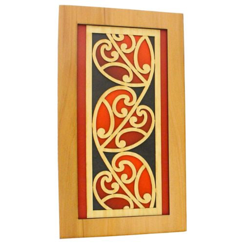 Kowhaiwhai Heart Framed Wall Art