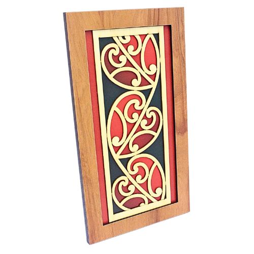 Kowhaiwhai Heart Framed Wall Art